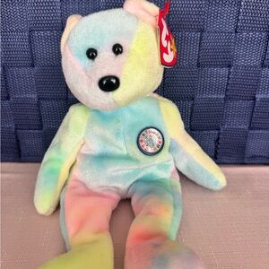Vintage TY Beanie Baby Birthday Bear